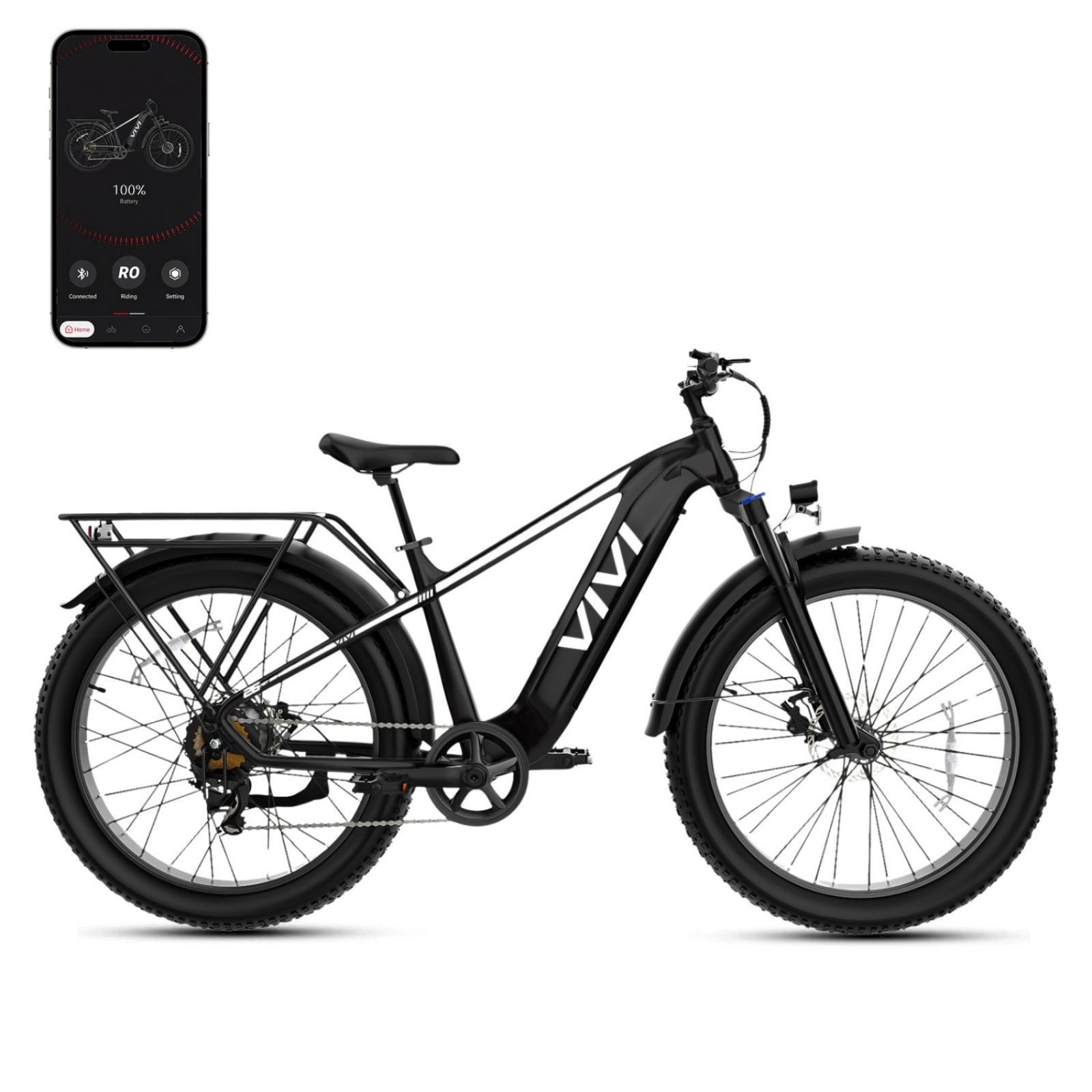 Vivi ACE01 Pro 750W Smart Fat-Tire E-Bike