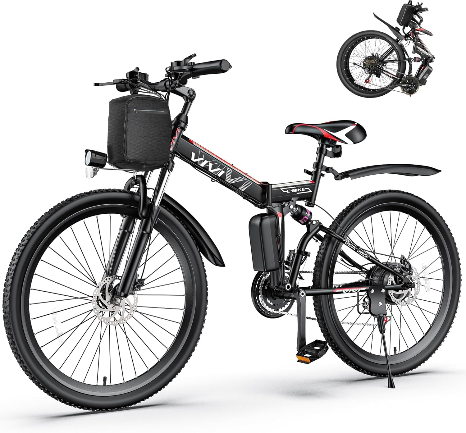 Vivi 26" Folding Mountain Electric Bike